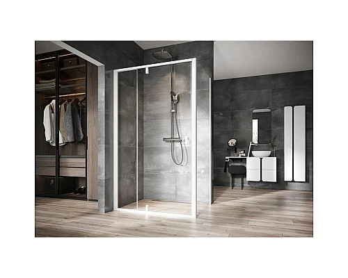 Приобрести Душевой уголок 100х90 см Ravak Nexty NDOP2 + NPSS 03OA0101Z1 + 90O70100Z1 прозрачное в магазине сантехники Santeh-Crystal.ru