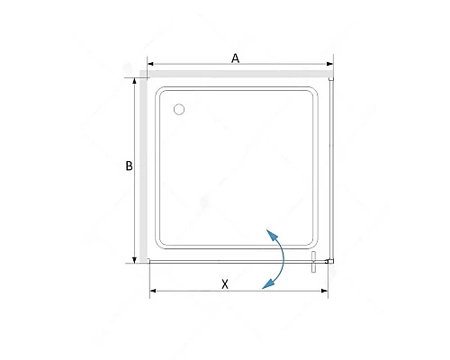 Заказать Душевой уголок 100,5х90 см RGW SV-43B (SV-02B+Z-050-3B) Stilvoll 06324309-014 прозрачное в магазине сантехники Santeh-Crystal.ru