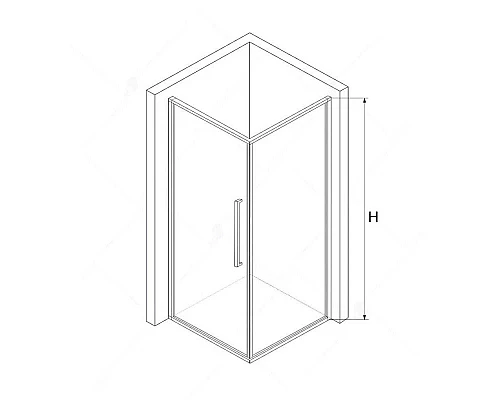 Заказать Душевой уголок 100,5х90 см RGW SV-43B (SV-02B+Z-050-3B) Stilvoll 06324309-014 прозрачное в магазине сантехники Santeh-Crystal.ru