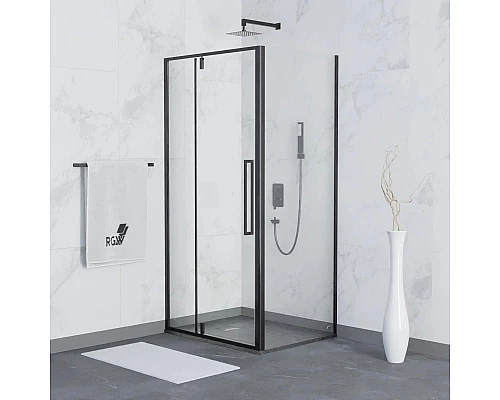 Приобрести Душевой уголок 100,5х80 см RGW SV-44B (SV-03B+Z-050-3B) Stilvoll 06324408-014 прозрачное в магазине сантехники Santeh-Crystal.ru