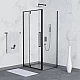 Приобрести Душевой уголок 100,5х80 см RGW SV-44B (SV-03B+Z-050-3B) Stilvoll 06324408-014 прозрачное в магазине сантехники Santeh-Crystal.ru