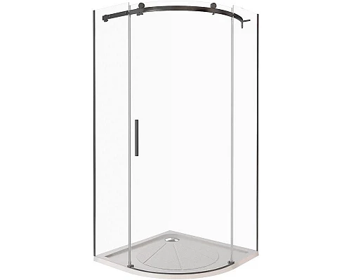 Заказать Душевой уголок 100х100 см Good Door Galaxy R-100-C-B прозрачное в магазине сантехники Santeh-Crystal.ru