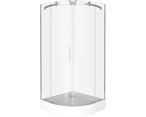 Приобрести Душевой уголок 100х100 см Good Door Galaxy R-TD-100-C-CH прозрачное в магазине сантехники Santeh-Crystal.ru