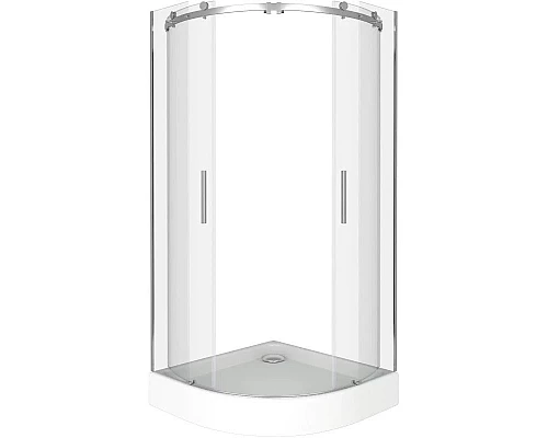 Приобрести Душевой уголок 100х100 см Good Door Galaxy R-TD-100-C-CH прозрачное в магазине сантехники Santeh-Crystal.ru