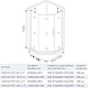 Заказать Душевой уголок 100х100 см Good Door Fantasy PNT-100-C-CH прозрачное в магазине сантехники Santeh-Crystal.ru