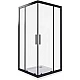Приобрести Душевой уголок 100х100 см Good Door Cofe CR-100-C-B прозрачное в магазине сантехники Santeh-Crystal.ru