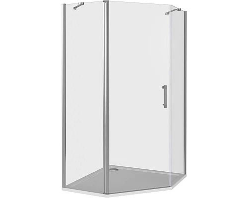 Купить Душевой уголок 100х100 см Good Door Mokka PNT-100-C-WE прозрачное в магазине сантехники Santeh-Crystal.ru