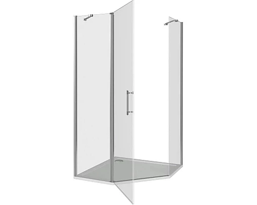 Купить Душевой уголок 100х100 см Good Door Mokka PNT-100-C-WE прозрачное в магазине сантехники Santeh-Crystal.ru