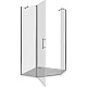 Купить Душевой уголок 100х100 см Good Door Mokka PNT-100-C-WE прозрачное в магазине сантехники Santeh-Crystal.ru