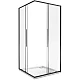 Приобрести Душевой уголок 80х80 см Good Door Idea CR-80-C-B прозрачное в магазине сантехники Santeh-Crystal.ru