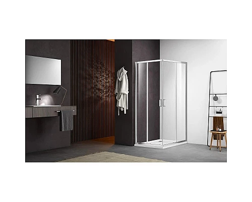 Купить Душевой уголок 90х90 см Aquatek AQ ARI KV 09020CH прозрачное в магазине сантехники Santeh-Crystal.ru
