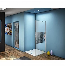 Боковая стенка 80 см Good Door Fantasy SP-80-F-CH прозрачный с рисунком