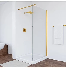 Неподвижная перегородка 106х189 см Vegas Glass EAF 106 09 01 прозрачное