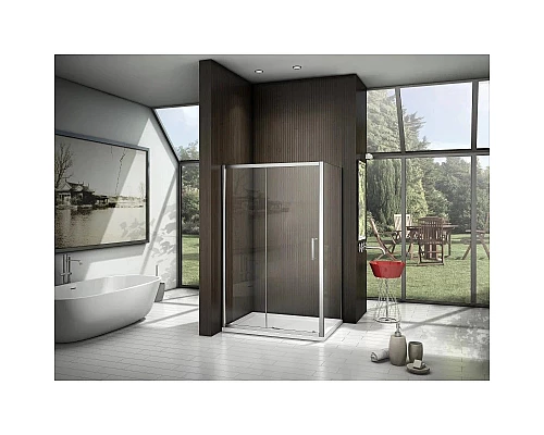 Приобрести Боковая стенка 100 см Good Door Latte SP-100-C-WE прозрачное в магазине сантехники Santeh-Crystal.ru