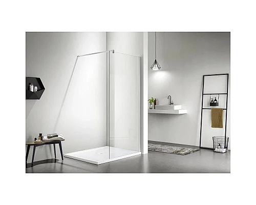 Заказать Неподвижная перегородка 90 см Aquatek AQ WIW 09020CH прозрачное в магазине сантехники Santeh-Crystal.ru