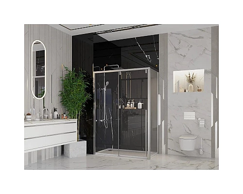 Заказать Боковая стенка 100 см Ambassador Intense 100IX прозрачное в магазине сантехники Santeh-Crystal.ru