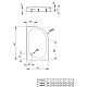 Заказать Акриловый поддон 120x90 см Radaway Patmos E 4P91217-03L в магазине сантехники Santeh-Crystal.ru