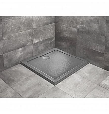 Акриловый поддон 100x100 см Radaway Doros C Stone Anthracite SDRC1010-01-64S