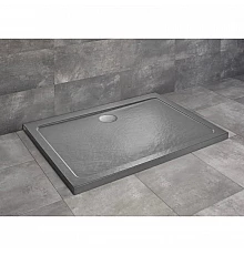 Акриловый поддон 100x80 см Radaway Doros D Stone Anthracite SDRD1080-01-64S