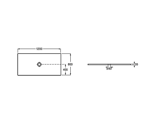 Заказать Керамический поддон 120х80 см Roca Cratos 3740L6660 в магазине сантехники Santeh-Crystal.ru
