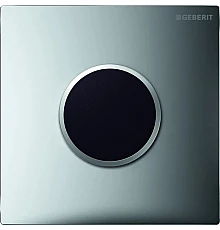 Система электронного управления смывом писсуара, питание от сети, защитная крышка типа 10 Geberit глянцевый хром/матовый хром 116.025.KH.1