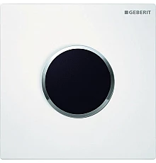 Система электронного управления смывом писсуара, питание от сети, защитная крышка типа 10 Geberit белый/глянцевый хром 116.025.KJ.1