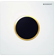 Система электронного управления смывом писсуара, питание от сети, защитная крышка типа 10 Geberit белый/позолота 116.025.KK.1