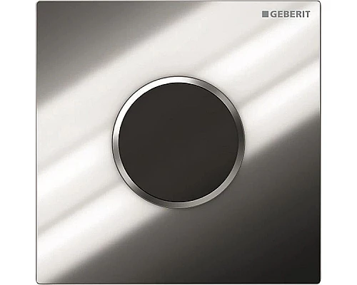 Приобрести Система электронного управления смывом писсуара, питание от батарей, защитная крышка типа 10 Geberit глянцевый хром/матовый хром 116.035.KH.1 в магазине сантехники Santeh-Crystal.ru