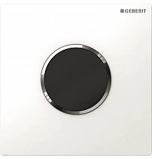 Система электронного управления смывом писсуара, питание от батарей, защитная крышка типа 10 Geberit белый/глянцевый хром 116.035.KJ.1