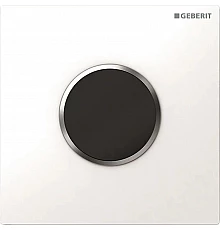 Система электронного управления смывом писсуара, питание от батарей, защитная крышка типа 10 Geberit белый/матовый хром 116.035.KL.1