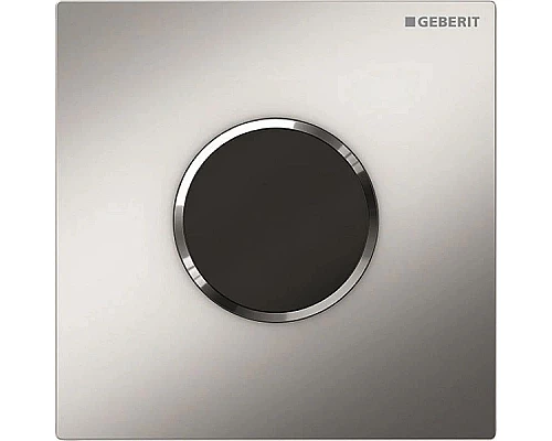 Приобрести Система электронного управления смывом писсуара, питание от батарей, защитная крышка типа 10 Geberit матовый хром/глянцевый хром 116.035.KN.1 в магазине сантехники Santeh-Crystal.ru