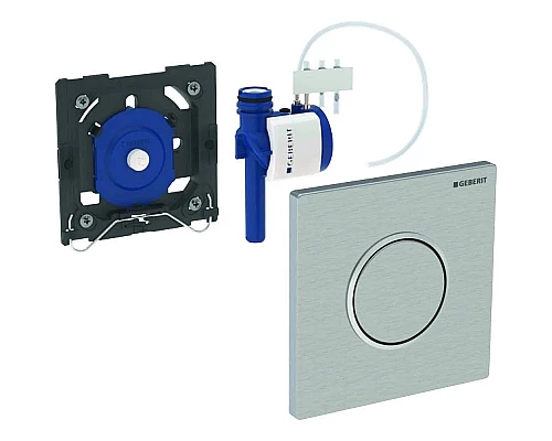 Заказать Система пневматического управления смывом писсуара, смывная клавиша типа 10 Geberit белый/позолота/белый 116.015.KK.1 в магазине сантехники Santeh-Crystal.ru