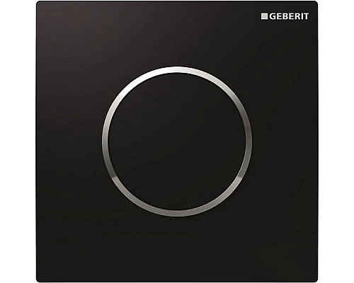 Купить Система пневматического управления смывом писсуара, смывная клавиша типа 10 Geberit черный/глянцевый хром/черный 116.015.KM.1 в магазине сантехники Santeh-Crystal.ru
