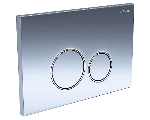 Заказать Смывная клавиша Aquatek глянцевый хром KDI-0000018 в магазине сантехники Santeh-Crystal.ru