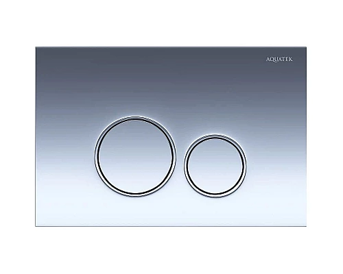 Заказать Смывная клавиша Aquatek глянцевый хром KDI-0000018 в магазине сантехники Santeh-Crystal.ru