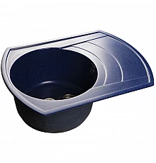 Кухонная мойка синий GranFest Rondo GF-R650L