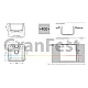 Заказать Кухонная мойка черный GranFest Practic GF-P420 в магазине сантехники Santeh-Crystal.ru