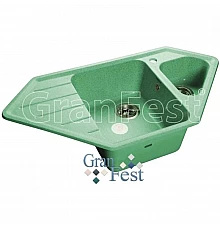 Кухонная мойка салатовый GranFest Corner GF-C950E