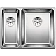 Купить Кухонная мойка Blanco Adano 340/180-IF InFino зеркальная полированная сталь 522973 в магазине сантехники Santeh-Crystal.ru