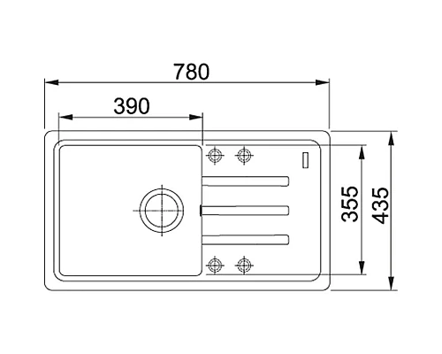 Приобрести Кухонная мойка Franke Malta BSG 611-78 миндаль 114.0391.205 в магазине сантехники Santeh-Crystal.ru