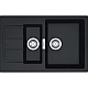 Купить Кухонная мойка Tectonite Franke Sirius SID 651-78 оникс 114.0489.242 в магазине сантехники Santeh-Crystal.ru