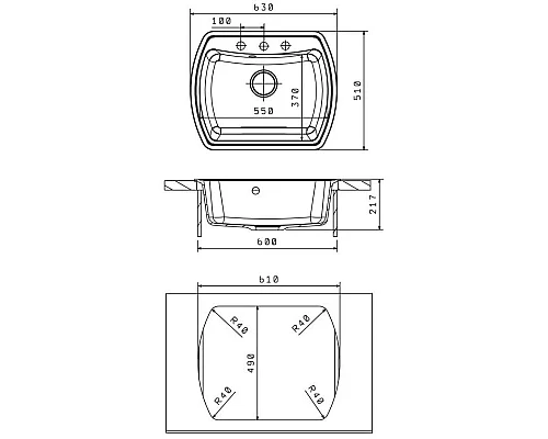 Заказать Кухонная мойка Florentina Nire песочный 20.215.D0630.107 в магазине сантехники Santeh-Crystal.ru
