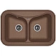 Заказать Кухонная мойка Florentina Krit мокко 20.175.E0780.303 в магазине сантехники Santeh-Crystal.ru