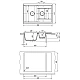 Купить Кухонная мойка Dr.Gans Астра терракота 25.065.D0760.406 в магазине сантехники Santeh-Crystal.ru