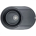 Кухонная мойка Paulmark Fittich черный металлик PM317650-BLM