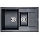 Заказать Кухонная мойка Paulmark Feste черный металлик PM237850-BLM в магазине сантехники Santeh-Crystal.ru