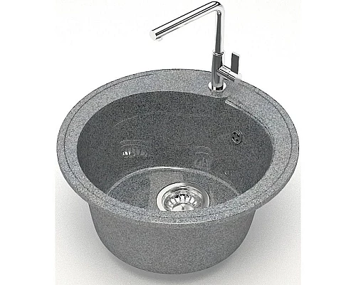 Приобрести Кухонная мойка Marrbaxx Венди Z4 темно-серый глянец Z004Q008 в магазине сантехники Santeh-Crystal.ru