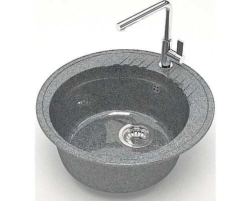 Купить Кухонная мойка Marrbaxx Лексия Z6 темно-серый глянец Z006Q008 в магазине сантехники Santeh-Crystal.ru