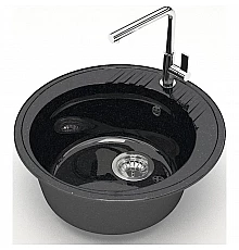 Кухонная мойка Marrbaxx Лексия Z6 черный глянец Z006Q004