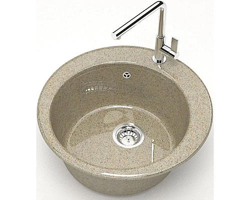 Заказать Кухонная мойка Marrbaxx Виктори Z30 песочный глянец Z030Q005 в магазине сантехники Santeh-Crystal.ru